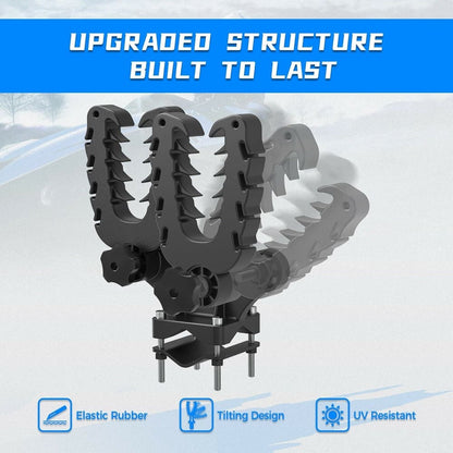 Kemimoto UTV/ATV Double U-bracket Mount Grip