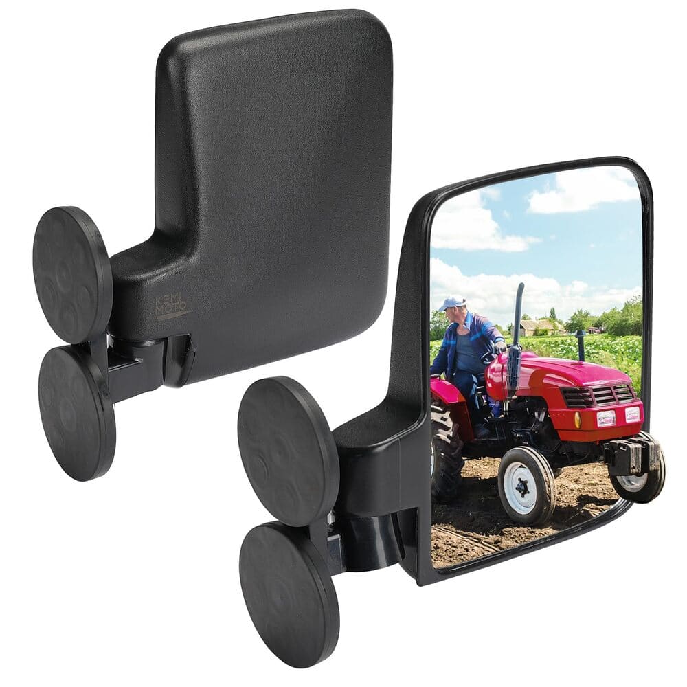Kemimoto UTV/ATV Tractors/ Lawn & Mover 114Lbs Magnetic Side Mirrors - 1 Pair