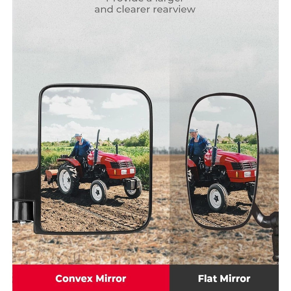 Kemimoto UTV/ATV Tractors/ Lawn & Mover 114Lbs Magnetic Side Mirrors - 1 Pair