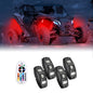 Kemimoto UTV/ATV Universal 8 Pods RGB Rock Light Kit