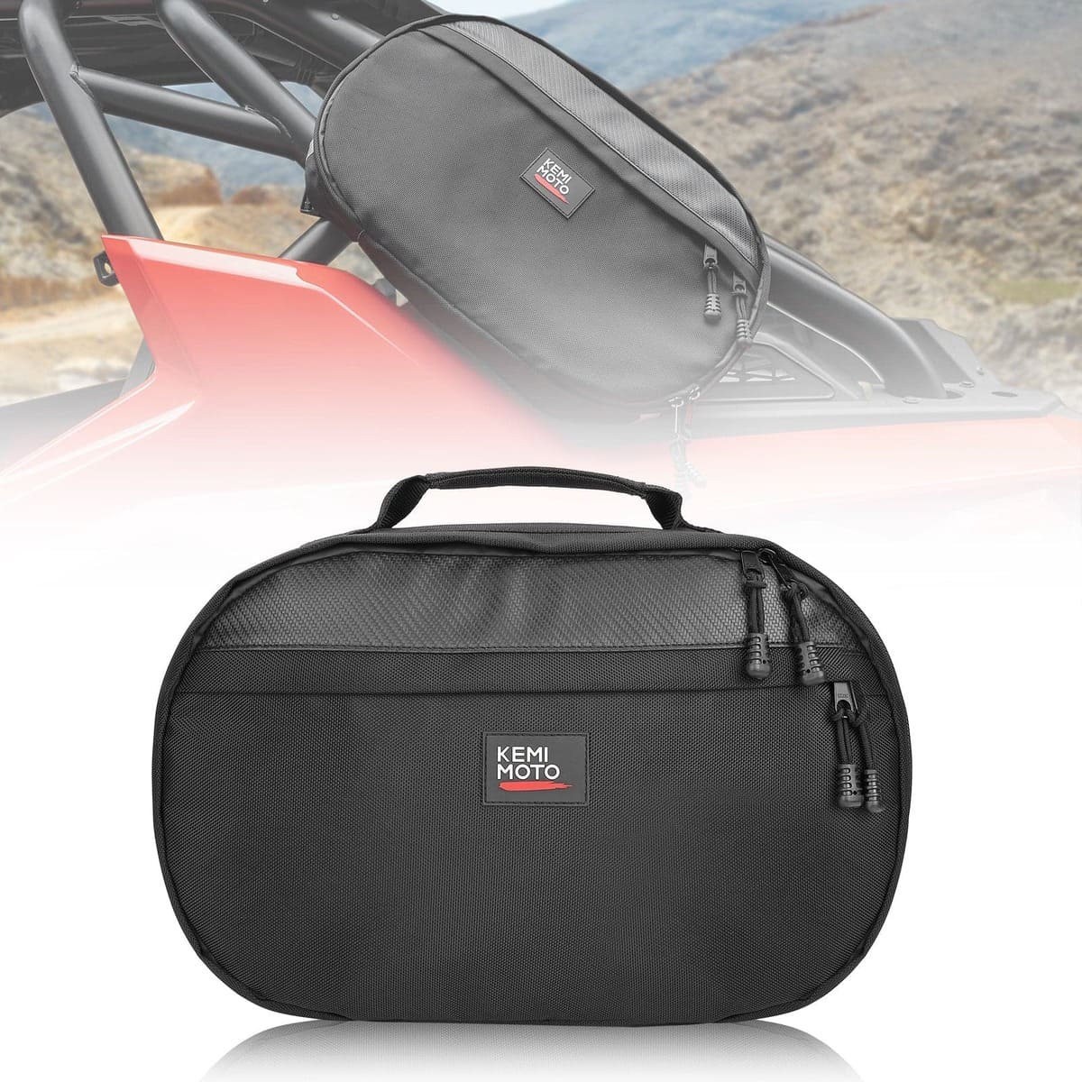 Kemimoto UTV Drive Belt Storage Bag w/ Reflective Strip