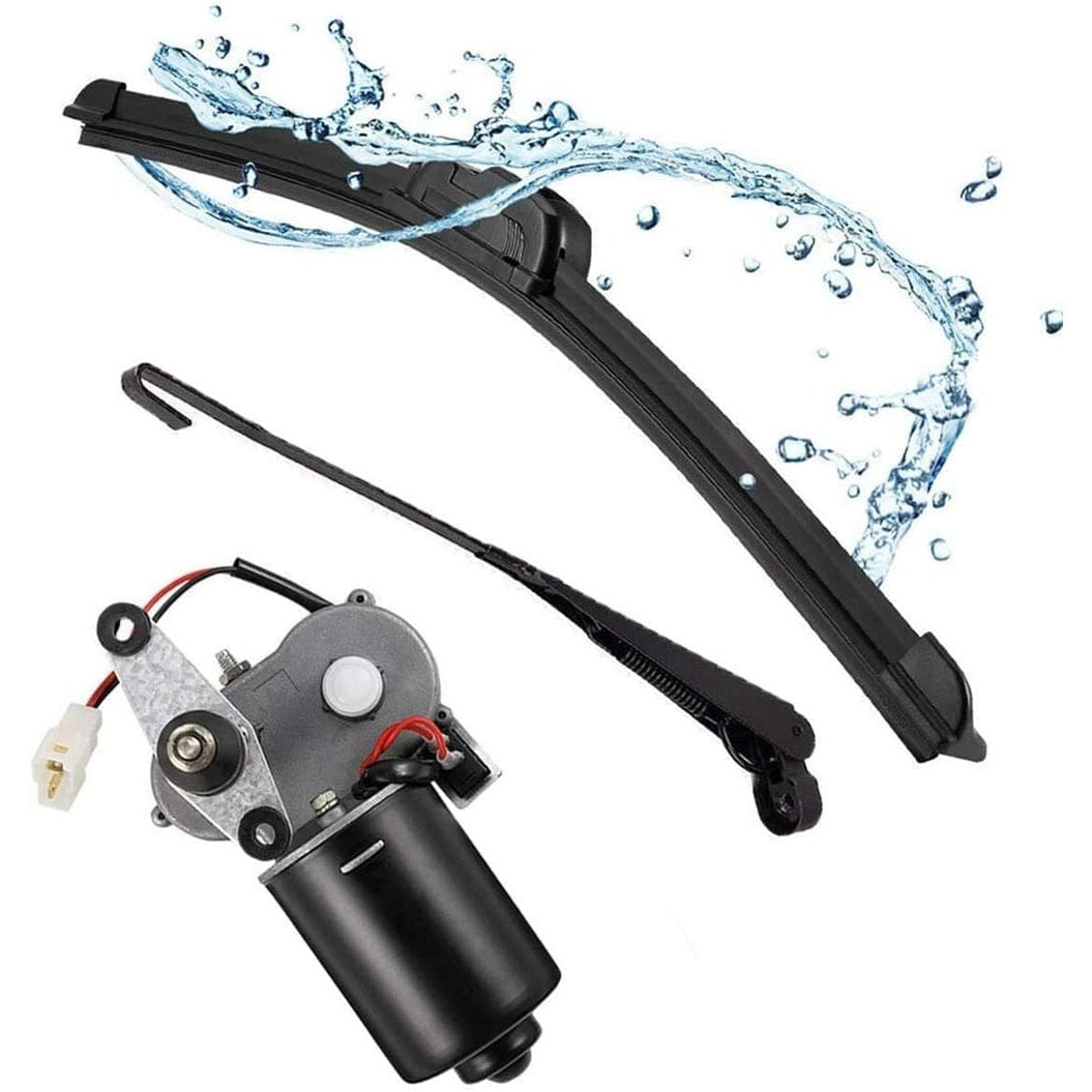 Kemimoto UTV Electric Windshield Wiper Kit - 12V