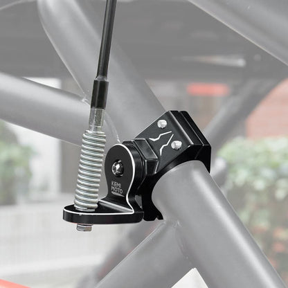 Kemimoto UTV Flag Mount Whip Light Mount 1.75"/2" Roll Bar
