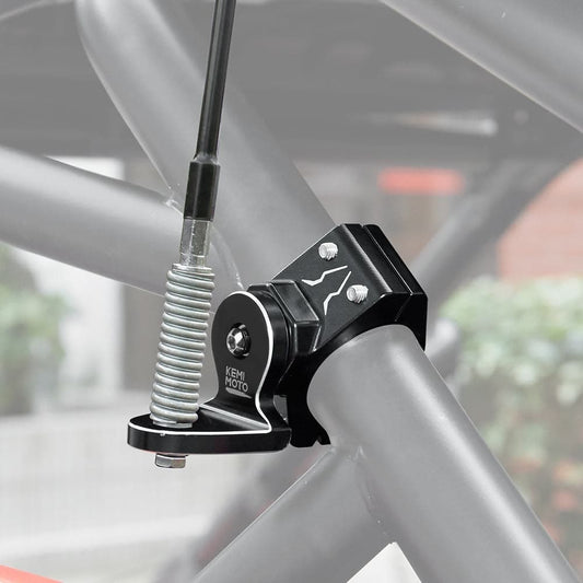Kemimoto UTV Flag Mount Whip Light Mount 1.75"/2" Roll Bar