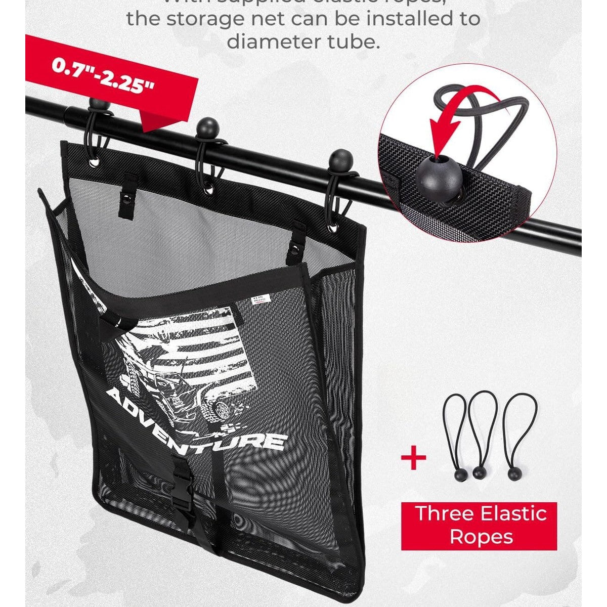 Kemimoto UTV Golf Universal Trash Sack Mesh Bag