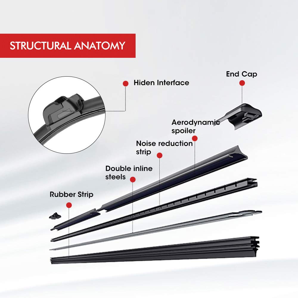 Kemimoto UTV Hand Operated Manual Windshield Wiper Kit