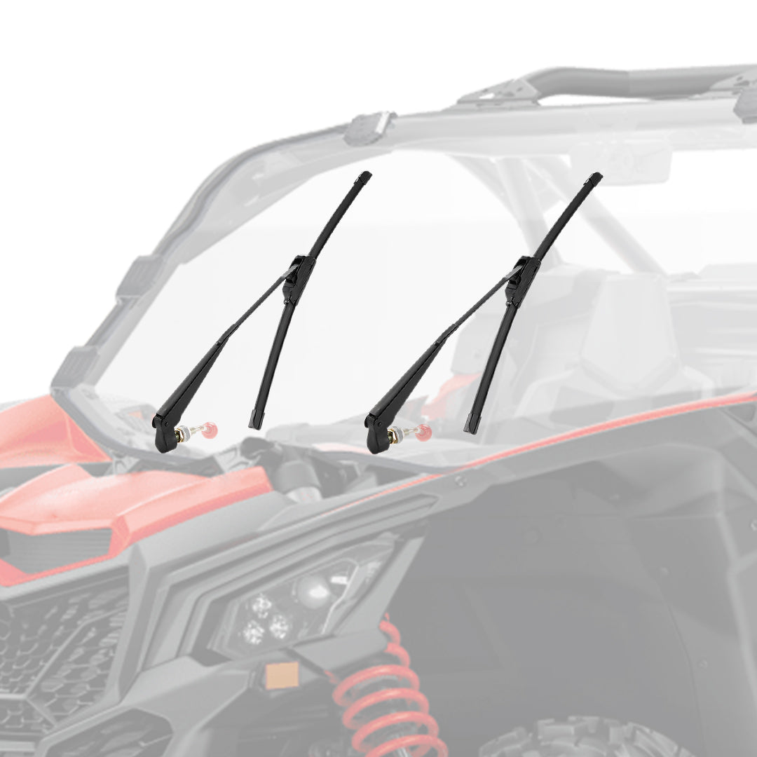 Kemimoto UTV Hand Operated Manual Windshield Wiper Kit