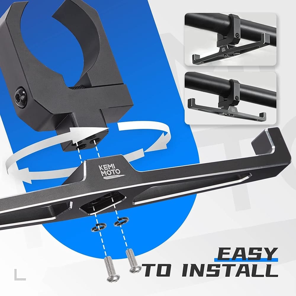 Kemimoto UTV Headset Hanger Helmet 1.5"/2" Roll Cage