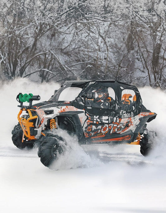 Kemimoto UTV Ice Auger Holder for 1.65''-2'' Roll Bar