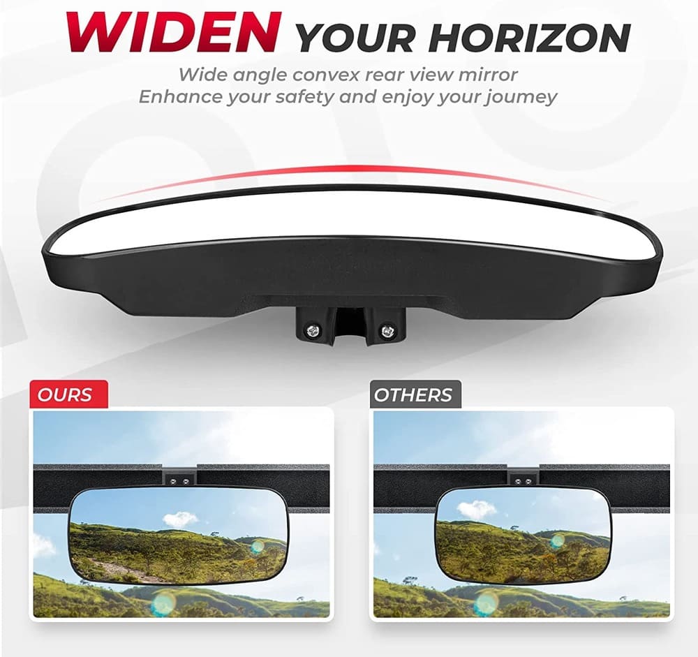 Kemimoto UTV Polaris Ranger Rear View Mirror