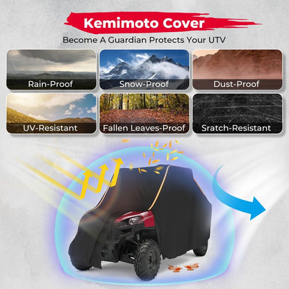 Kemimoto Polaris Ranger/RZR XP 1000 UTV Storage Sun Rain UV Cover