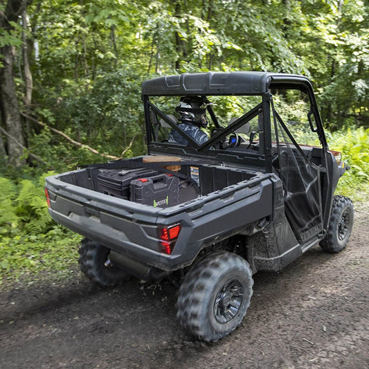 Kemimoto UTV Polaris Ranger XP 1000 Waterproof Seat Cover & 2” Tie Down Anchors