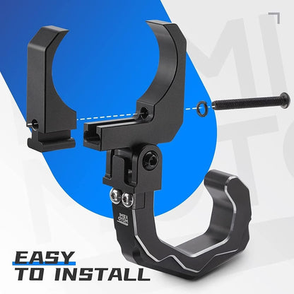 Kemimoto UTV Polaris Roll Cage Helmet Hook fit 1.6"-2" Roll Bar