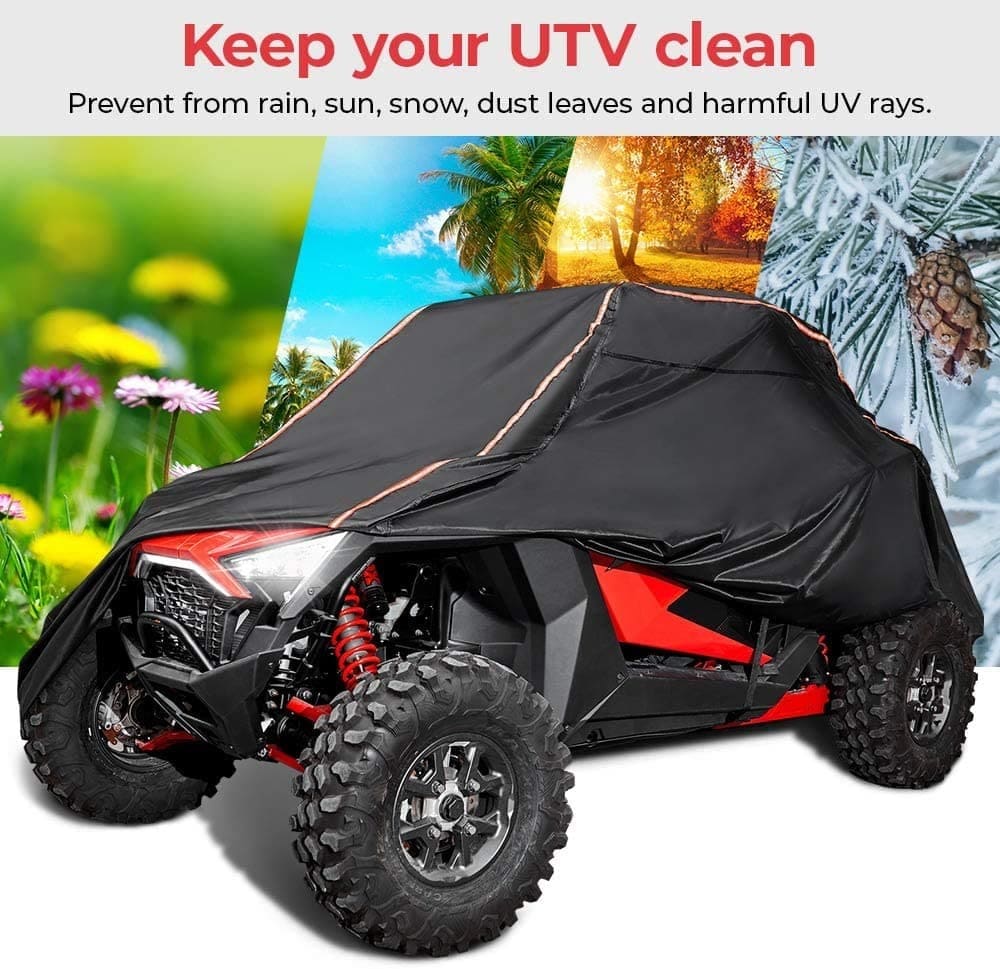 Kemimoto UTV Polaris RZR Cover with Rlective Strip