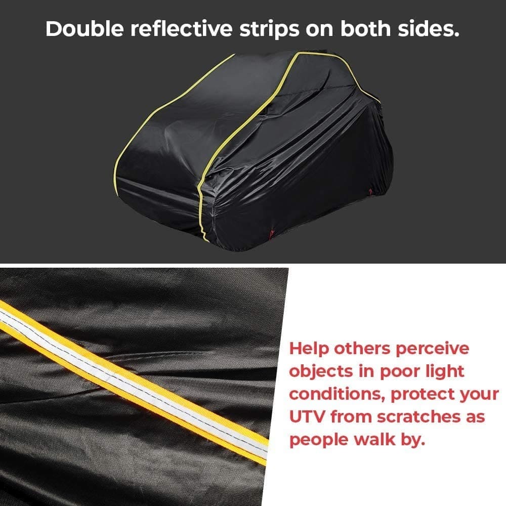 Kemimoto UTV Polaris RZR Cover with Rlective Strip