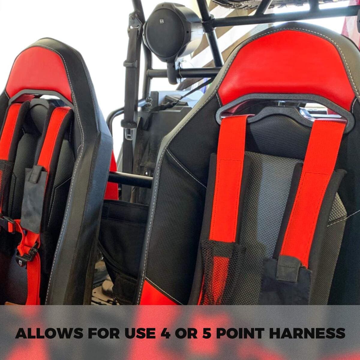 Kemimoto '16-'24 Polaris General 1000 UTV Pass Through Bezels - 4 Packs