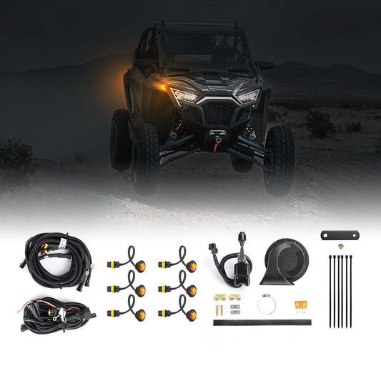 Kemimoto Polaris Universial Turn Signal Kit & 105D Horn