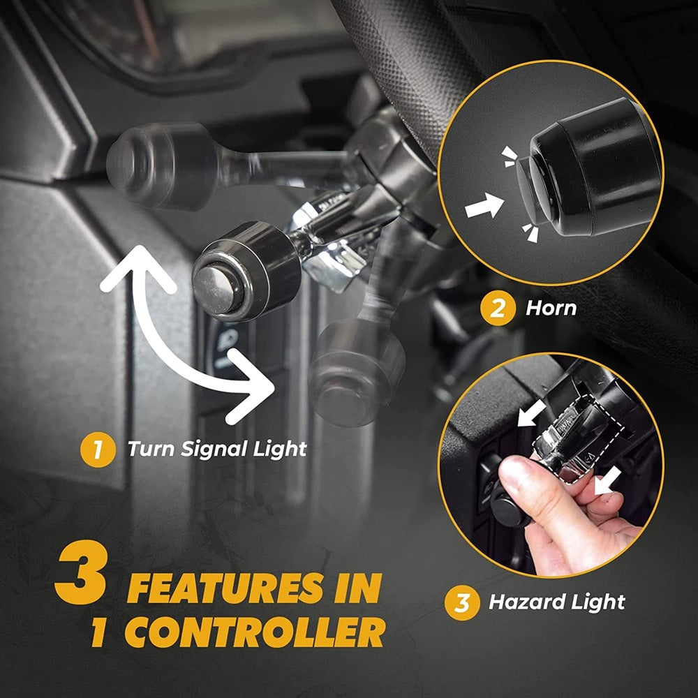 Kemimoto Polaris Universial Turn Signal Kit & 105D Horn