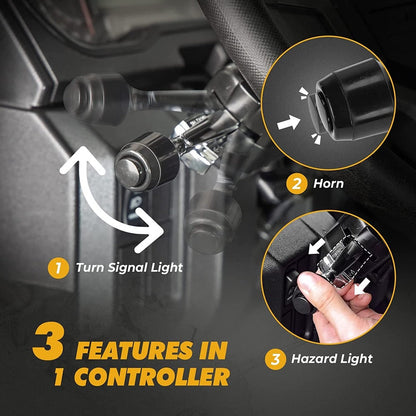 Kemimoto Polaris Universial Turn Signal Kit & 105D Horn
