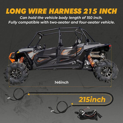 Kemimoto Polaris Universial Turn Signal Kit & 105D Horn