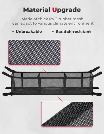 Kemimoto UTV Rear Bucket Storage Net