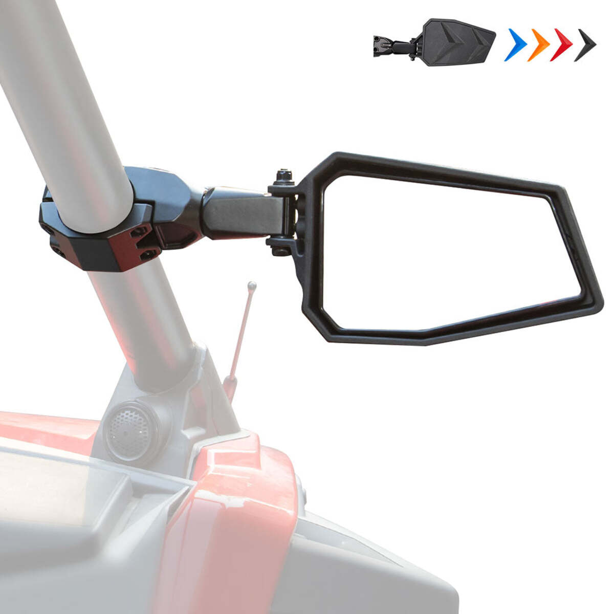 Kemimoto Can Am Maverick 1.75"-2'' Roll Bar UTV Side View Mirrors