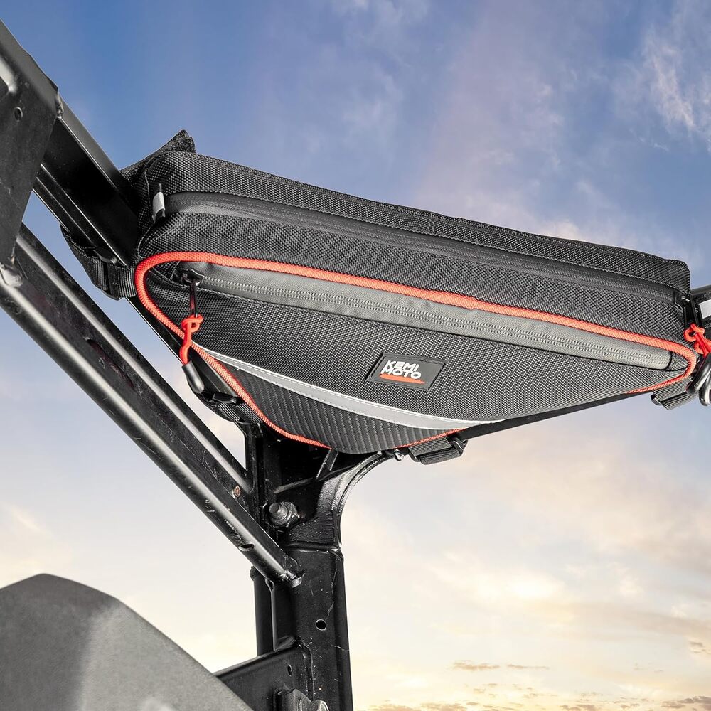 Kemimoto UTV Roll Bar Triangle Storage Bag
