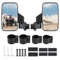 Kemimoto UTV Side Mirrors for 1.6"/2" Roll Bar Cage - 1 Pair