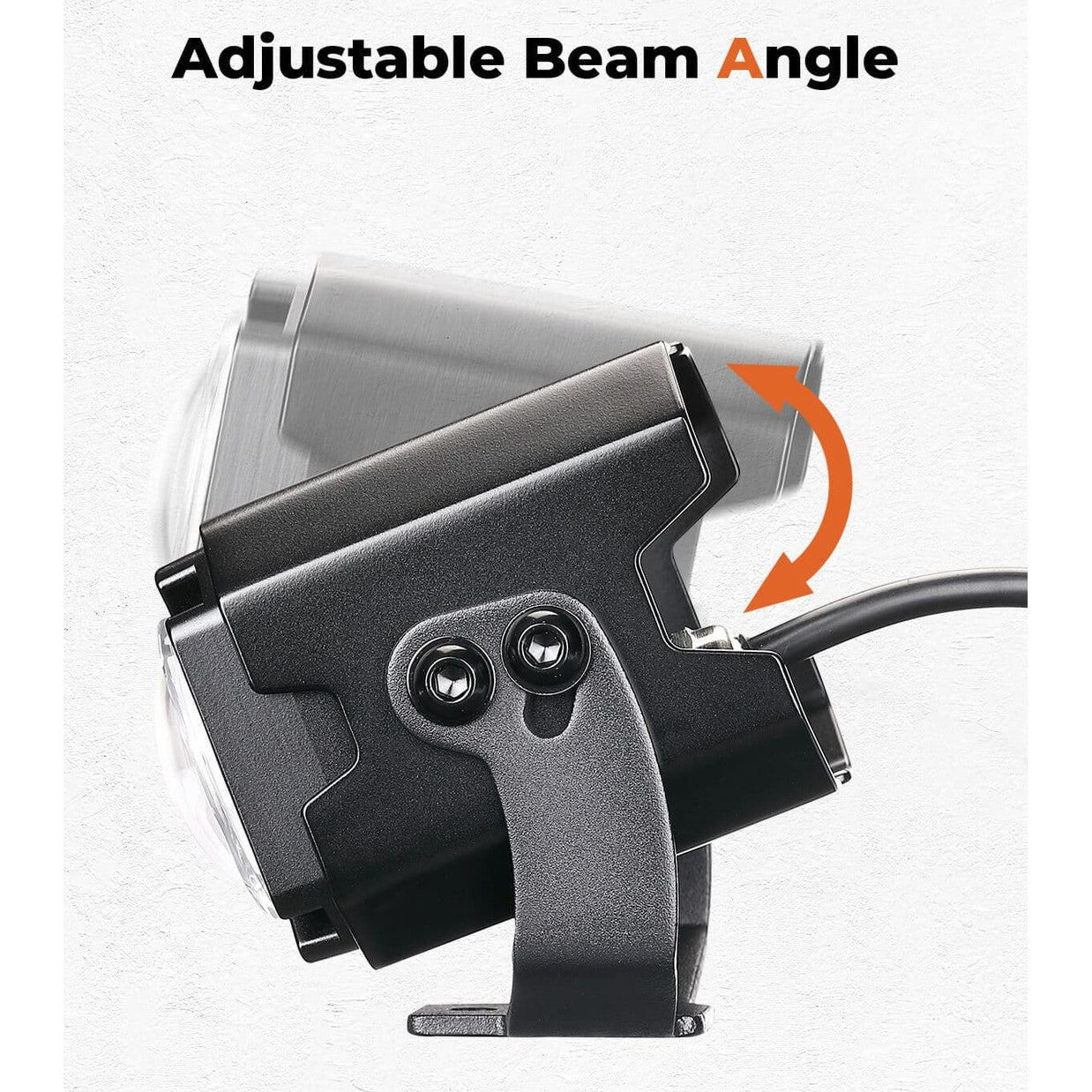 Kemimoto UTV Spot Beam Pod Lights w/ 1.5''-2'' Tube Clamp Kit