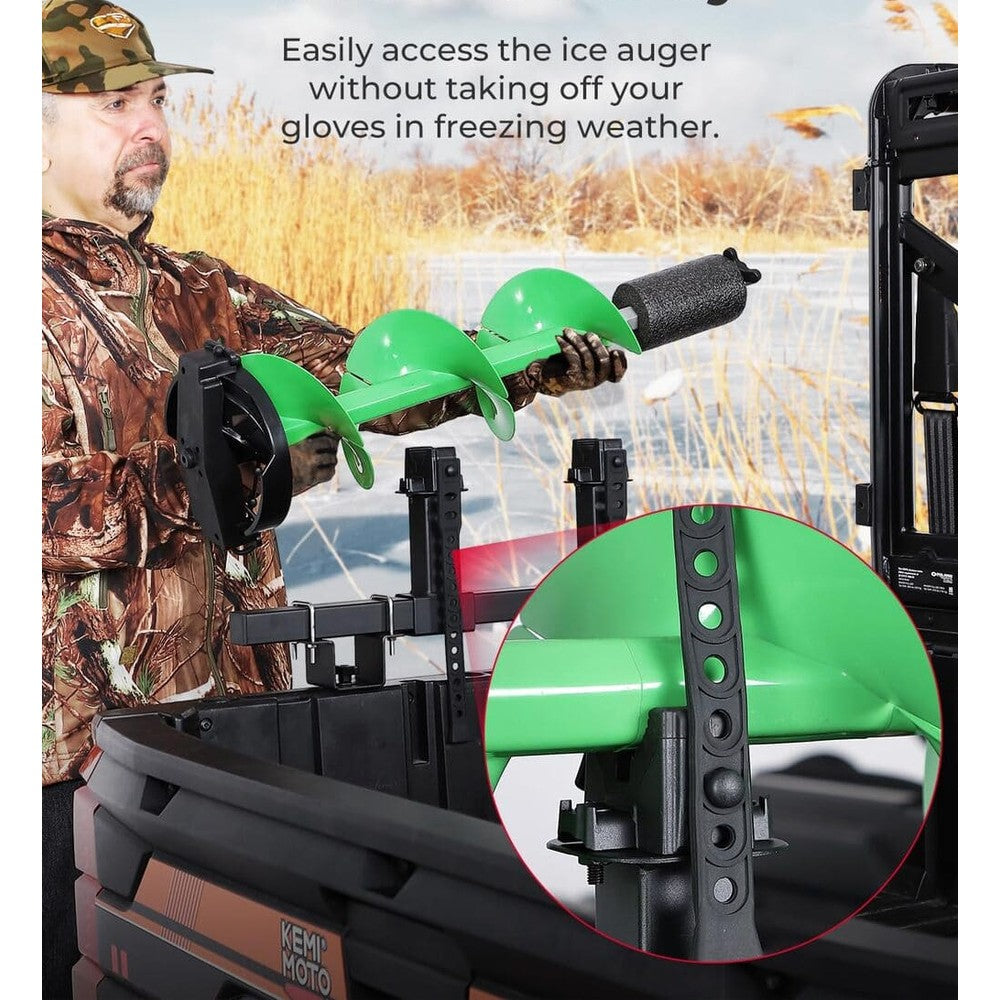 Kemimoto Polaris Ranger XP 1000 UTV Tool Holder Rear Bed Rack