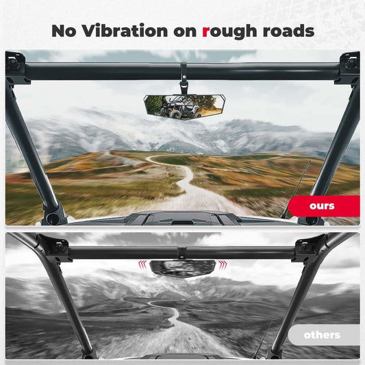 Kemimoto UTV Upgraded 1.75"-2" Convex Mirror
