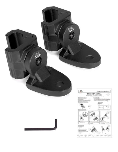 Kemimoto UTV Whip Light Flag Mounts fit Pro-Fit Cage