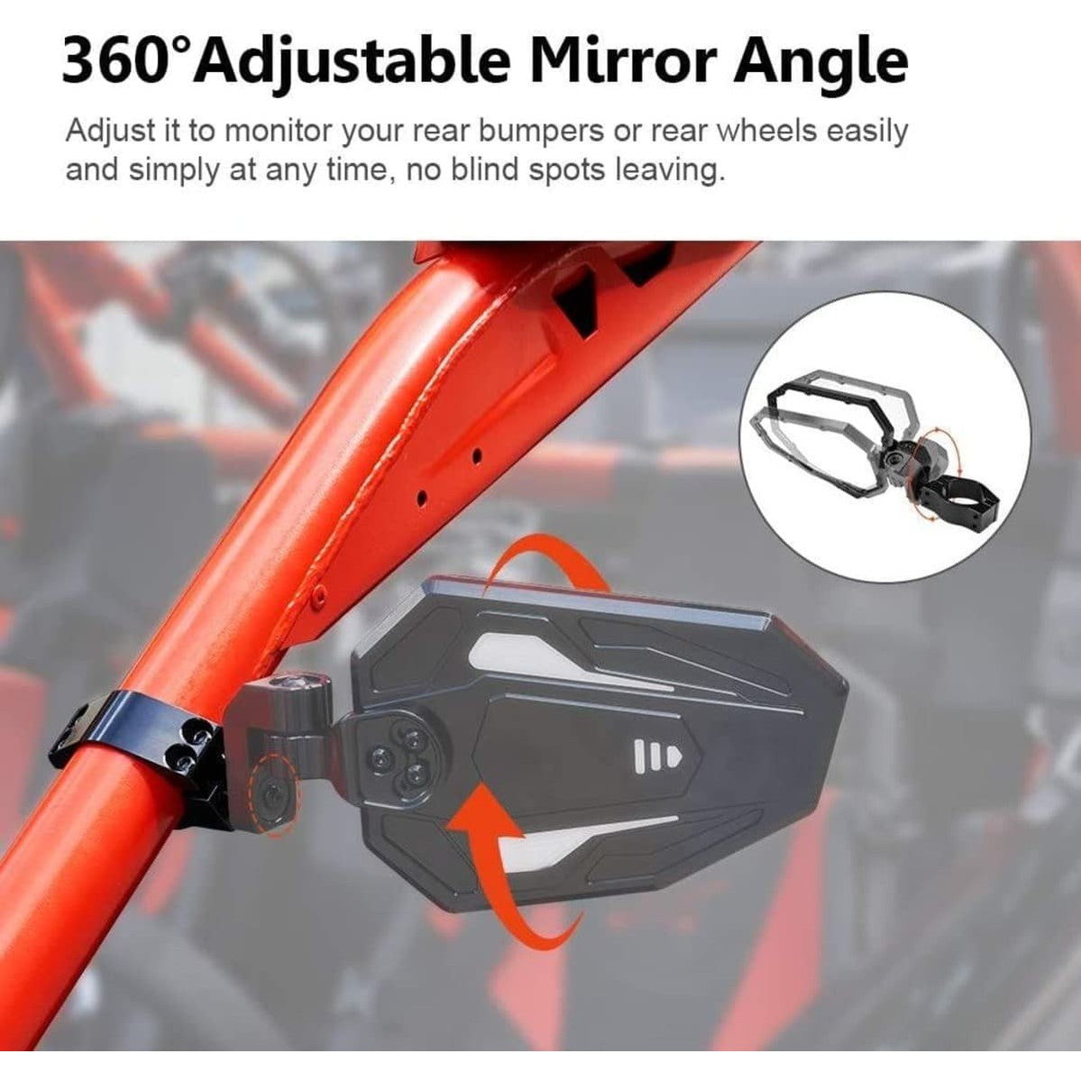 Kemimoto Yamaha Viking Rear View Side Mirror