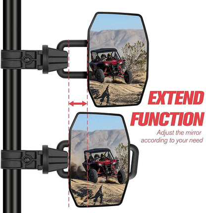 Kemimoto Yamaha Wolverine/Viking UTV Side View Mirrors