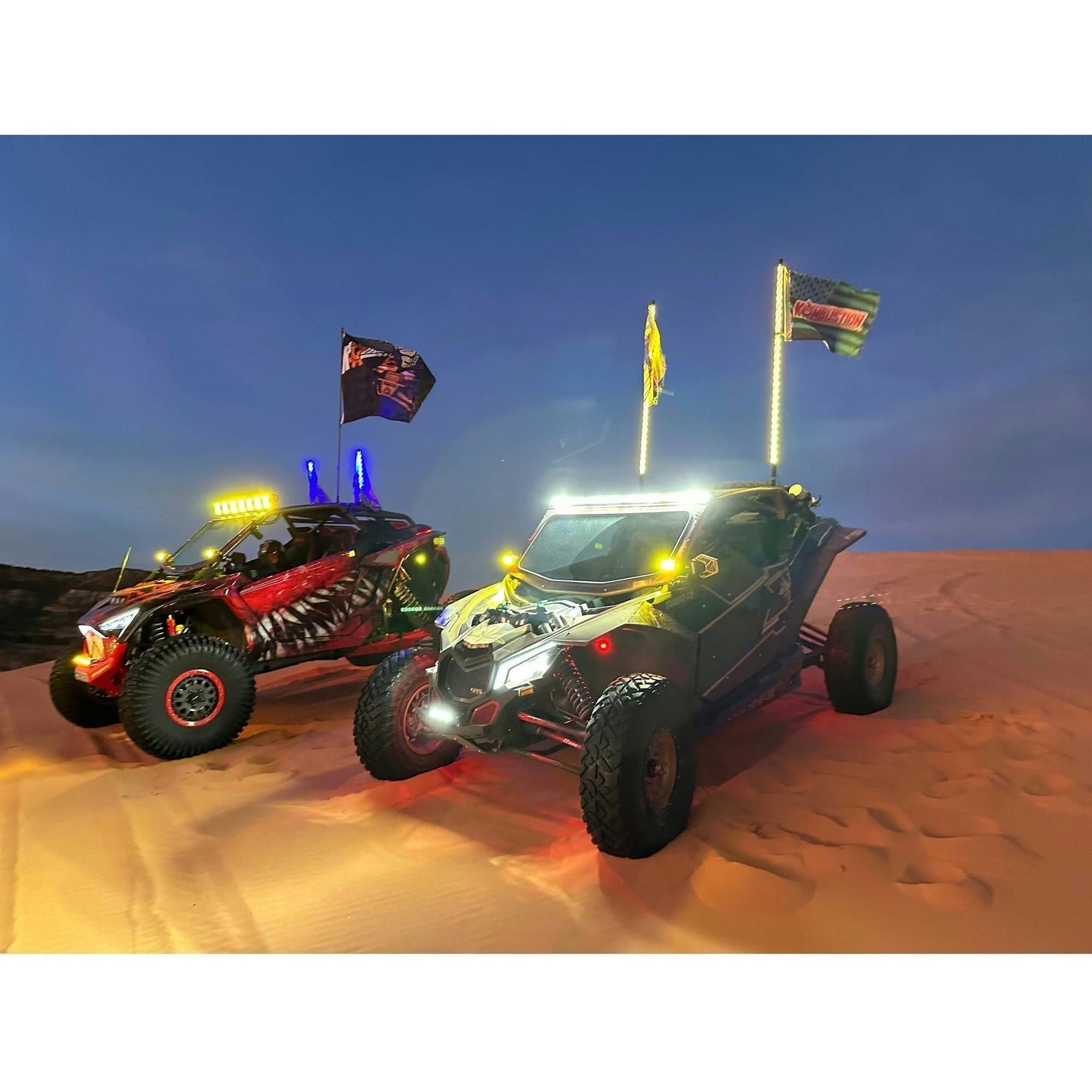 Kool Whips 4ft LED Whips V2 (Pair)