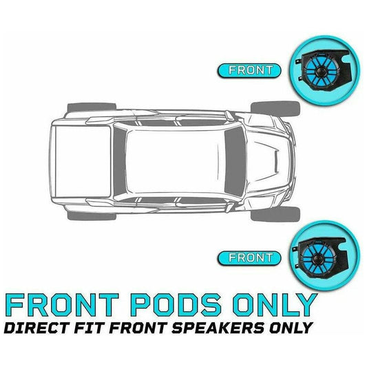 Honda Talon Front Speaker Pods