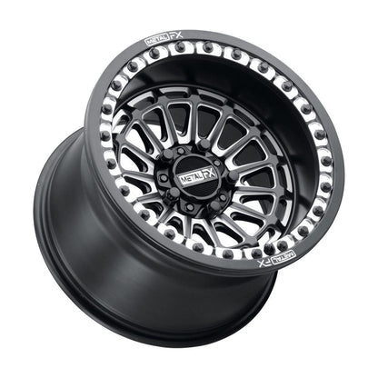 Delta R Beadlock Wheel (Satin Black Contrast Cut) | Metal FX Offroad