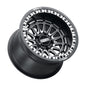 Delta R Beadlock Wheel (Satin Black Contrast Cut) | Metal FX Offroad