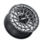 Delta R Beadlock Wheel (Satin Black Contrast Cut) | Metal FX Offroad