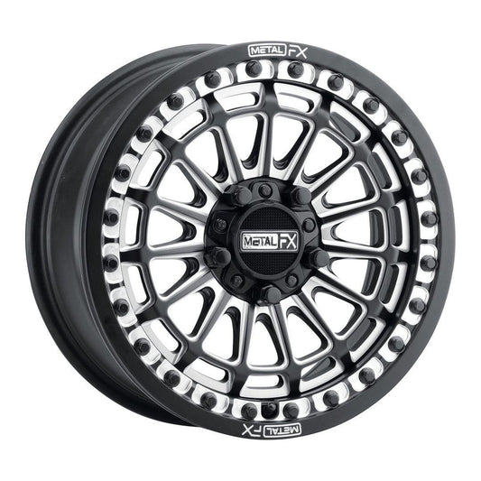 Delta R Beadlock Wheel (Satin Black Contrast Cut)