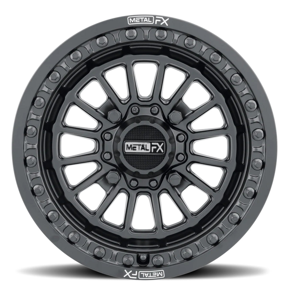 MetalFX Delta Black Beadlock & Maxxis Carnivore Radial Wheel & Tire Kit