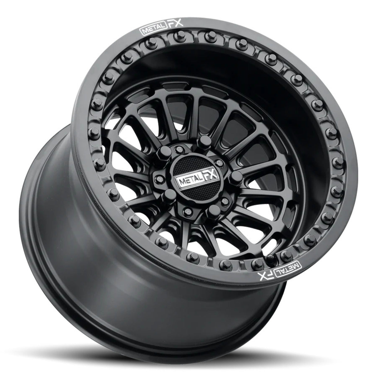 MetalFX Delta R Black Beadlock & Maxxis Carnivore Radial Wheel & Tire Kit