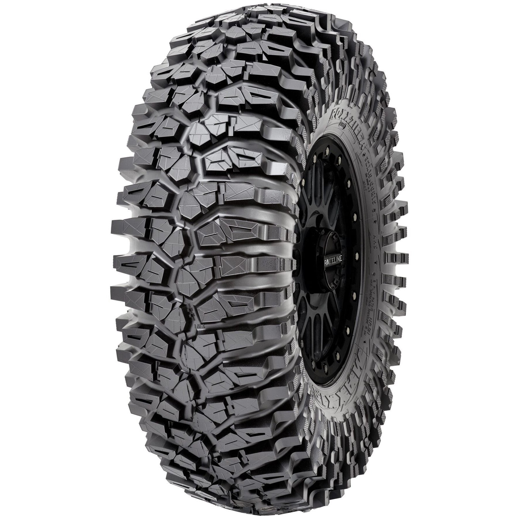 MetalFX Delta R Black Beadlock & Maxxis Roxxzilla Radial Wheel & Tire Kit