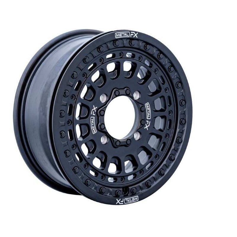 MetalFX OffRoad Hitman 15X6 Black Beadlock & Maxxis Roxxzilla Radial Wheel & Tire Kit