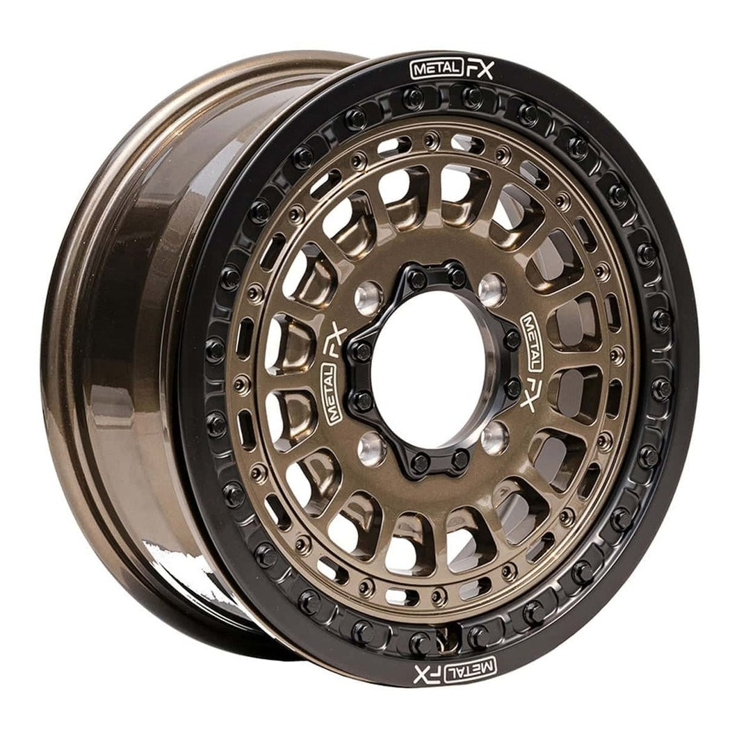 MetalFX OffRoad Hitman 15x6 Bronze Beadlock & Maxxis Carnivore Radial Wheel & Tire Kit