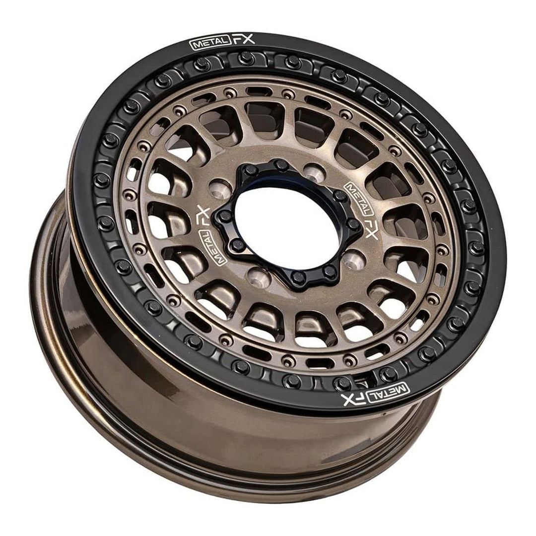 MetalFX OffRoad Hitman 15X6 Bronze Beadlock & Maxxis Roxxzilla Radial Wheel & Tire Kit