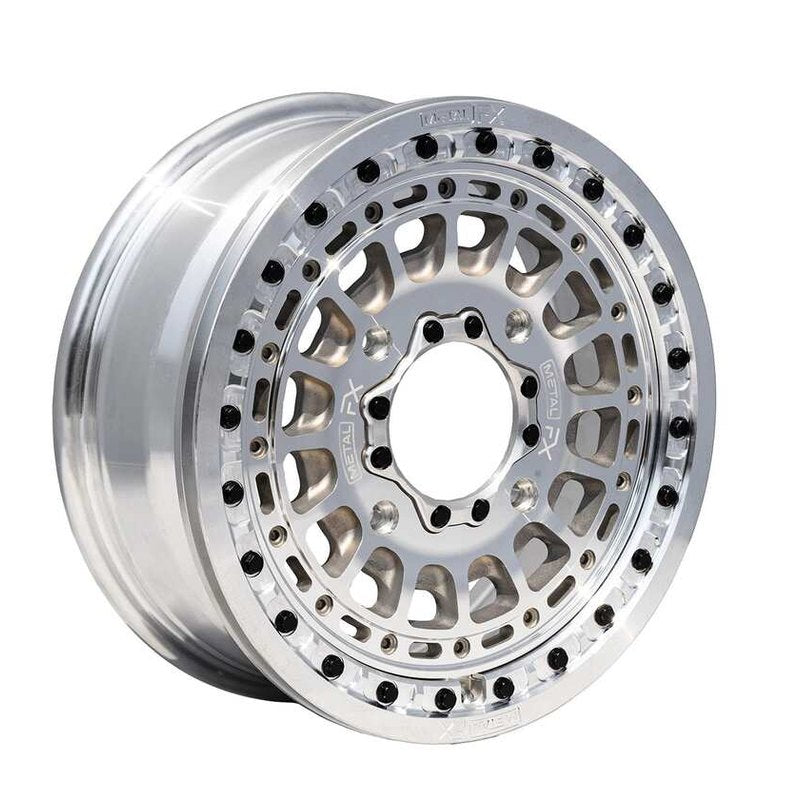 MetalFX OffRoad Hitman 15x6 Raw Beadlock & Maxxis Carnivore Radial Wheel & Tire Kit
