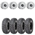 MetalFX OffRoad Hitman R Raw Beadlock & Maxxis Roxxzilla Radial Wheel & Tire Kit