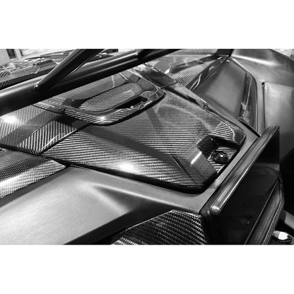 Can Am Maverick R Carbon Fiber Mid Compartment Hatch