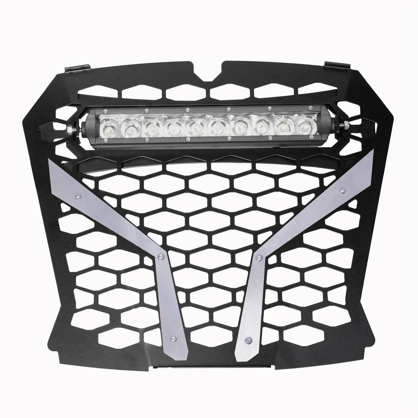 Polaris RZR Turbo S Front Grille with Light Pocket | ModQuad